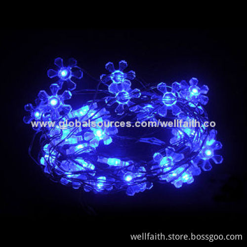 LED merry Christmas sunflower-shaped string lights